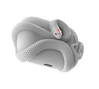 The Snake Case Étui décoratif compatible avec les AirPods 4e génération - Coque en résine phosphorescente - Sculpture détaillée et créative - La tête de serpent 3D s'illumine lors de la charge (Blanc