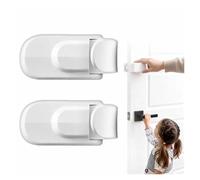 The Snap-On Door Lock Kids Can't Reach or Defeat,Child Proof Door Locks,No Tools or Adhesives Required,Simple Install Safety Lock for 3.5cm,Damage-Free Security for Child,Dogs & Cats(2)