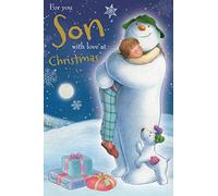 The Snowman and Snowdog Carte de Noël officielle pour votre fils avec amour