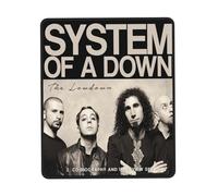 The SOAD Down Music Rock Band System Tapis de Souris - Grand Tapis Gamer Antidérapant avec Bords Cousus - Base en Caoutchouc - Bureau, PC, Gaming - Accessoire Cadeau Fan de Rock 7.9 x 9.5 in