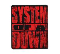 The SOAD Down Music Rock Band System Tapis de Souris - Grand Tapis Gamer Antidérapant avec Bords Cousus - Base en Caoutchouc - Bureau, PC, Gaming - Accessoire Cadeau Fan de Rock 7.9 x 9.5 in