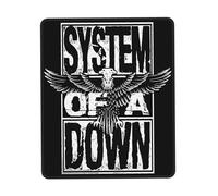 The SOAD Down Music Rock Band System Tapis de Souris - Grand Tapis Gamer Antidérapant avec Bords Cousus - Base en Caoutchouc - Bureau, PC, Gaming - Accessoire Cadeau Fan de Rock 7.9 x 9.5 in