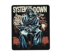 The SOAD Down Music Rock Band System Tapis de Souris - Grand Tapis Gamer Antidérapant avec Bords Cousus - Base en Caoutchouc - Bureau, PC, Gaming - Accessoire Cadeau Fan de Rock 7.9 x 9.5 in