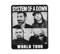 The SOAD Down Music Rock Band System Tapis de Souris - Grand Tapis Gamer Antidérapant avec Bords Cousus - Base en Caoutchouc - Bureau, PC, Gaming - Accessoire Cadeau Fan de Rock 7.9 x 9.5 in