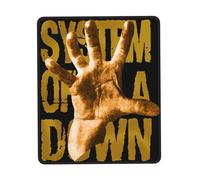The SOAD Down Music Rock Band System Tapis de Souris - Grand Tapis Gamer Antidérapant avec Bords Cousus - Base en Caoutchouc - Bureau, PC, Gaming - Accessoire Cadeau Fan de Rock 7 x 8.6 in