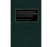 The Social Dimensions Of International Business