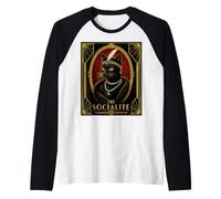 The Socialite Art Déco Black Cat Murder Mystery Manche Raglan