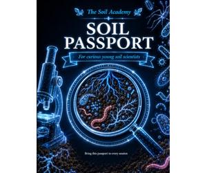 The Soil Academy Soil Passport: A Hands-On Science Activity Book for Curious Kids Ages 8 to 12 - Explore Soil Biology Carbon Science and Earth's Living Underground World Across 16 Sessions