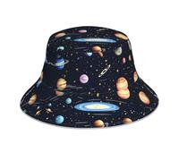 The Solar Family Chapeau cloche réfléchissant - tendance, polyvalent, confortable, respirant, pour activités de plein air, noir