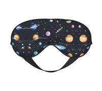 The Solar Family Masque doux pour les yeux, imprimé sur toute la surface, 96 % polyester, 4 % élasthanne