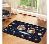 The Solar Family Pet Nappe absorbante en cuir pour gamelle pour chien ou chat