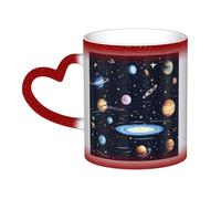 The Solar Family Tasse à café en céramique pour homme et femme 325 ml