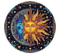 The Soleil et Lune Shine Together, and Countless Stars Twinkle | pour Adultes || 1000pcs (67.5x67.5cm) Puzzles Jeux ÉduChatifs Puzzles De Décoration Intérieure