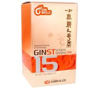 Thé Soluble au Ginseng Coréen Ilhwa, 30 Sachets | Extrait Hydrolysé GINST15®, Racines Coréennes de 6 Ans, Thé Granulé, Absorption Maximale, Énergie et Vitalité