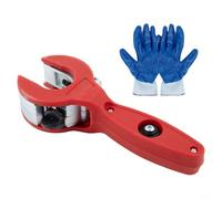 The Solution : un coupe-tuyau compact à cliquet spécialement conçu pour gérer des coupes difficiles sur divers tuyaux métalliques jusqu'à 29 mm de large (rouge)