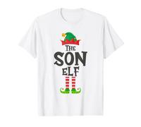 The Son Elf - Funny Matching Family Group Christmas T-Shirt Graphique avec Valeur