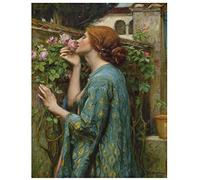 The Soul of the Rose by John William Waterhouse 1903 Watercolor Art (46cm x 61cm)