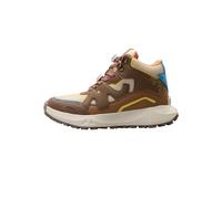 The Souled Store Avatar Elements Baskets montantes pour homme et garçon, marron, beige, blanc cassé, pour la rue, baskets en PU et maille, semelle intermédiaire en phylon, Éléments, 42.5 EU
