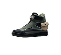 The Souled Store Naruto Shippuden : Kakashi Baskets montantes pour homme et garçon | Vert olive foncé et bleu marine sur le thème de l'anime avec tissu lisse, accents réfléchissants et semelle