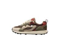 The Souled Store Trailz Baskets basses pour homme et garçon Moderne Rétro Runner Maille respirante et microfibre daim Semelle intérieure rembourrée Semelle extérieure à lacets, Braise, 46 EU