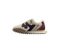 The Souled Store Velocity 2.0 : Baskets basses Orbit pour homme et garçon, blanc cassé et gris foncé, streetwear, tendance, tige en maille respirante, semelle intermédiaire épaisse, semelle extérieure