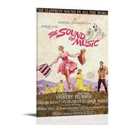 THE SOUND OF MUSIC VIE VINTAGE MOVIE Toile Poster Décoration Salon Art Mural Chambre Peinture Impression Murale Peinture Art Moderne Home Boy Chambre Impression Peinture Murale Fille Vacances 24x