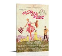 The Sound of MusicArt Peinture décorative imperméable et résistante aux taches pour salon, bureau, café, installation gratuite, facile à nettoyer, option cadeau préféré, style cadre 61 x 91,4 cm (6
