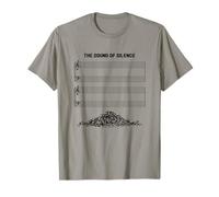 The Sound Of Silence Notes de musique classique drôle introverti T-Shirt