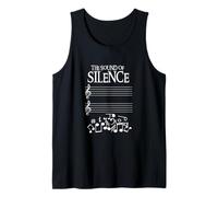 The Sound Of Silence T-shirt humoristique pour musiciens Débardeur
