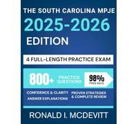 The South Carolina MPJE 2025-2026 Edition: Your Complete Roadmap to Navigating Pharmacy Law, Featuring Targeted Review, Realistic Practice Questions, and Clear Legal Breakdowns.