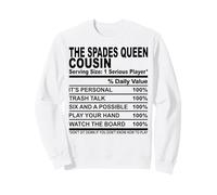 The Spades Queen Cousin Fun Cousins Hommes Femmes Réunion de Famille Sweatshirt