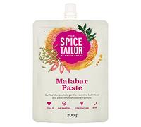 The Spice Tailor - Authentique pâte de curry douce indienne, végétarienne, ingrédients naturels, pâte malabar, 200 g, lot de 7