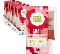 The Spice Tailor - Kit repas de sauce curry asiatique, curry massaman thaïlandais, lot de 5, végétarien