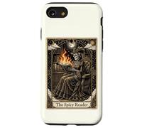 The Spicy Reader Carte de Tarot Squelette Romantasy Book Lover Coque pour iPhone SE (2020) / 7/8
