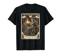 The Spicy Reader Carte de Tarot Squelette Romantasy Book Lover T-Shirt