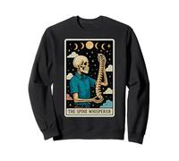 The Spine Whisperer Chiropractor Carte de Tarot chiropratique Sweatshirt