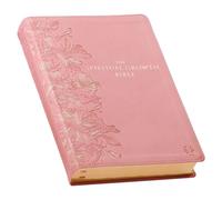 The Spiritual Growth Bible, Study Bible, NLT - New Living Translation Holy Bible, Faux Leather, Pink