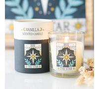 The Star Bougie vintage Tarot mystique à la mystique - Parfum rafraîchissant de myrtille - 29 heures de combustion - Cadeau idéal pour les amateurs de tarot - Décoration et parfum d'intérieur