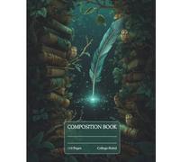 The Stardust Quill Composition Notebook: College Ruled | Journal for Students, School Notes, & Creative Writing | Fantastical Overgrown Library with ... Trees Cover | Gift for Dreamers & Writers