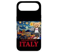 The Starry Night of Italy, Teddy Bear in Italy Landmarks Coque pour iPhone Air