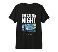 The Starry Night Tee Shirts, Cool Vincent Van Gogh Painter T-Shirt Haut de Gamme