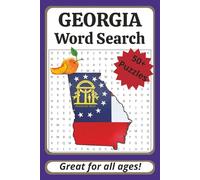 The State of Georgia Word Search Puzzle Book: Word Searches with Easy to Read Print about The State of Georgia | 6 x 9 inches, 110 pages | 50+ Puzzles ... Gift for Traveling, Holidays, and Free Time
