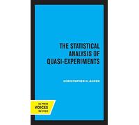 The Statistical Analysis Of Quasi-Experiments