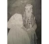 The Steampunk Victorian Tiger Gentleman Sketchbook: Unique Tiger Sketchbook for Adults and Teens | Large Unlined Drawing Pad for Pencils and Graphite | 8.5 x 11 Inches | 120 Pages