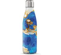 The Steel Bottle - Bouteille Isotherme En Acier Inoxydable, Isolation Sous Vide À Double Paroi, Capacité 500 Ml, Fermeture Hermétique, Bouteille D'eau Portable (Golden Cloud)