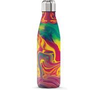 The Steel Bottle - Bouteille Isotherme En Acier Inoxydable, Isolation Sous Vide À Double Paroi, Capacité 500 Ml, Fermeture Hermétique, Bouteille D'eau Portable (Smoky Colors)