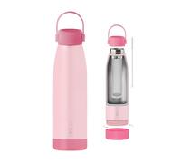 THE STEEL BOTTLE - Bouteille thermique pour tisanes et infusions en acier inoxydable, isolation double paroi, 500 ml, hermétique, bouteille portative (ROSE)