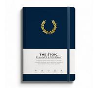 The Stoic Planner & Journal - Un planificateur quotidien 2 en 1 et un journal guidé avec des invites d'écriture inspirantes - Développez la productivité et un état d'esprit positif - 3 mois non daté