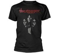 The Stooges Faces T-Shirt Unisex Black Mens Tees L