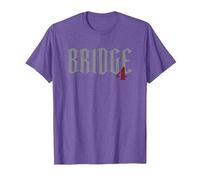 The Stormlight Archive Bridge 4 Titre T-Shirt, Homme, Violet Chiné, S